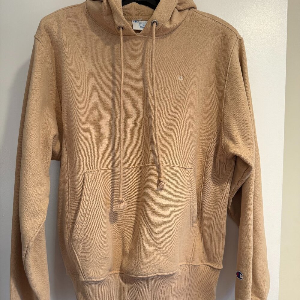 Champion Oversized Cream Hoodie
